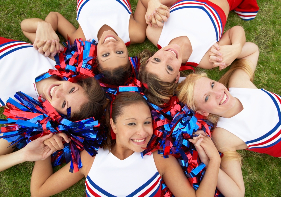 photo of cheerleaders